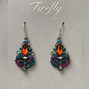 Firefly Mosaic Jewelry Colorful Drop Earrings NWT